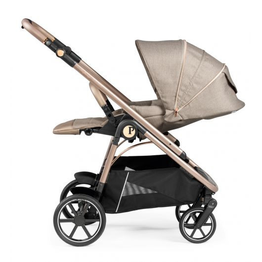 Poussette 3 en 1 Peg Perego Veloce - Nacelle - Coque Primo Viaggio Lounge Mon Amour