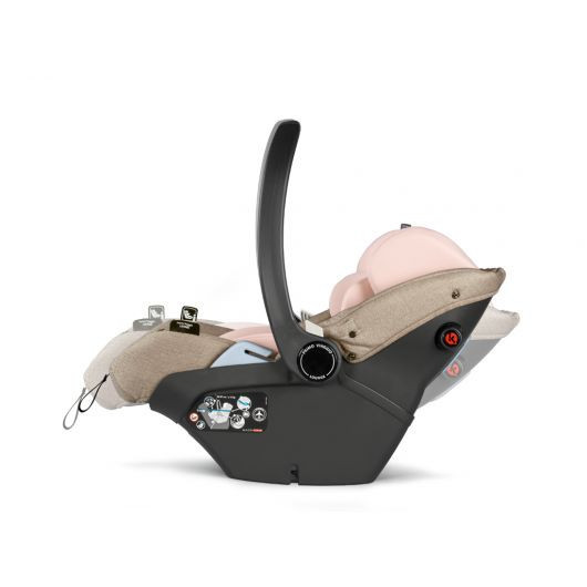 Poussette 3 en 1 Peg Perego Veloce - Nacelle - Coque Primo Viaggio Lounge Mon Amour