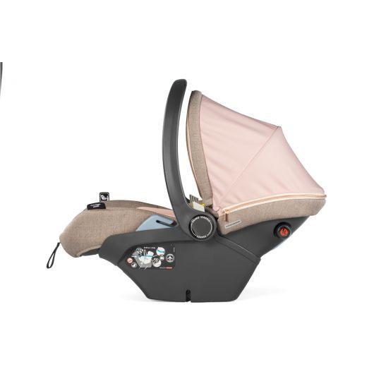 Poussette 3 en 1 Peg Perego Veloce - Nacelle - Coque Primo Viaggio Lounge Mon Amour