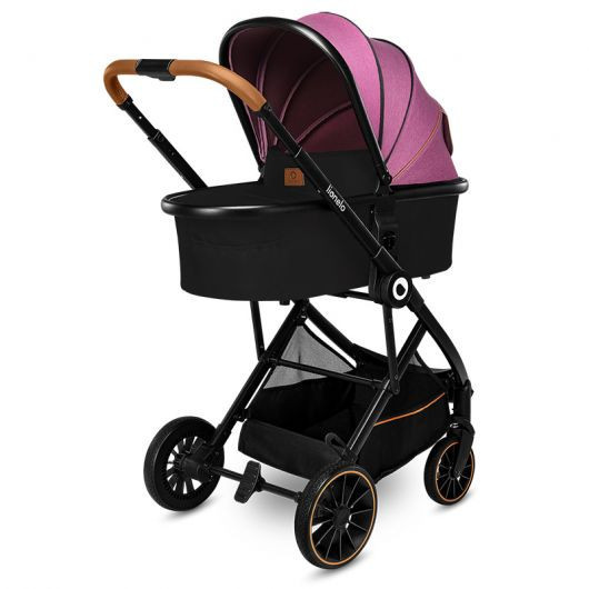 Poussette combinée Lionelo Riya - Nacelle Pink Violet