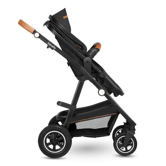 Poussette combinée Lionelo Amber - Nacelle Grey Graphit