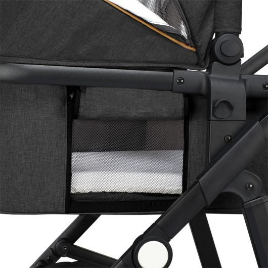 Poussette combinée Lionelo Amber - Nacelle Grey Graphit
