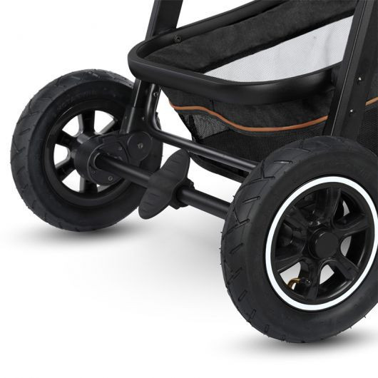 Poussette combinée Lionelo Amber - Nacelle Grey Graphit