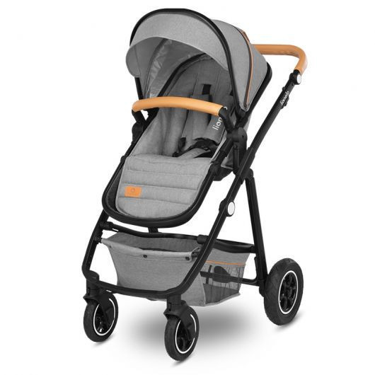 Poussette 3-en-1 Lionelo Combinée Auto-bébé - Noir Onyx - Neuf Sous Emballage - Sac à Pied Et Protections Inclus