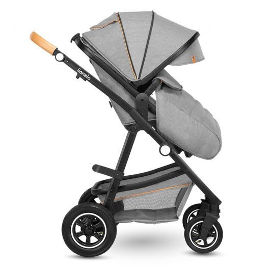 Poussette combinée Lionelo Amber - Nacelle Grey Stone