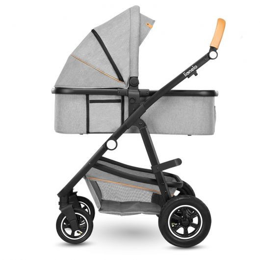 Poussette combinée Lionelo Amber - Nacelle Grey Stone