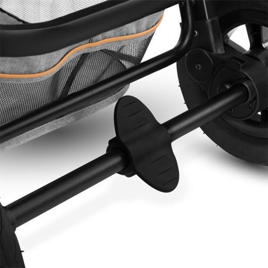 Poussette combinée Lionelo Amber - Nacelle Grey Stone