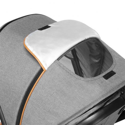 Poussette combinée Lionelo Amber - Nacelle Grey Stone