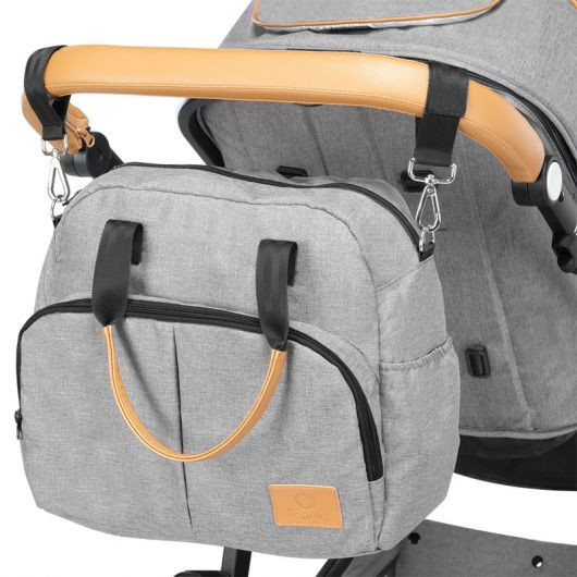 Poussette combinée Lionelo Amber - Nacelle Grey Stone