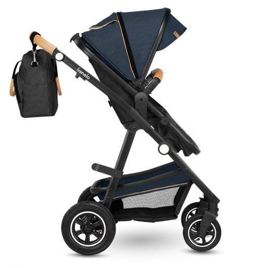 Poussette combinée Lionelo Amber - Nacelle Blue Navy