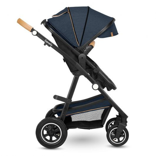 Poussette combinée Lionelo Amber - Nacelle Blue Navy