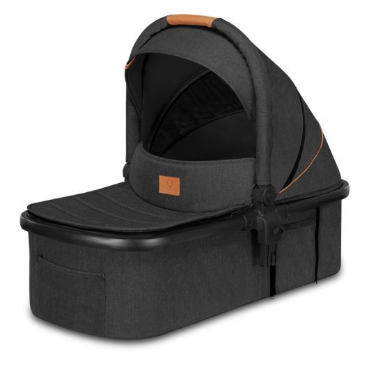 Poussette 3 en 1 Lionelo Amber - Nacelle Grey graphit - Coque Astrid Black Onyx