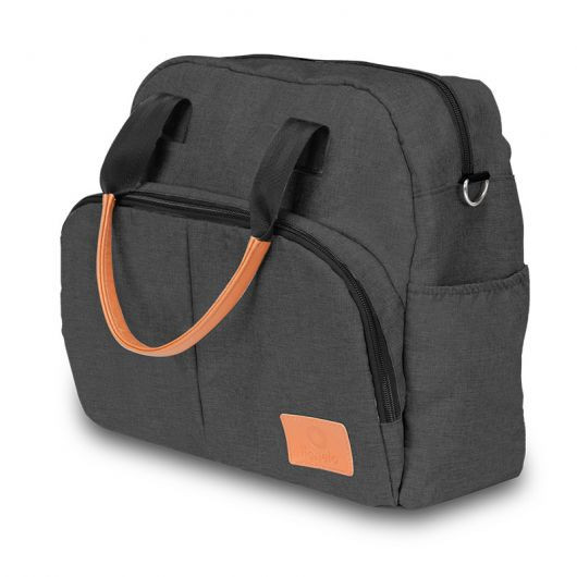 Poussette 3 en 1 Lionelo Amber - Nacelle Grey graphit - Coque Astrid Black Onyx