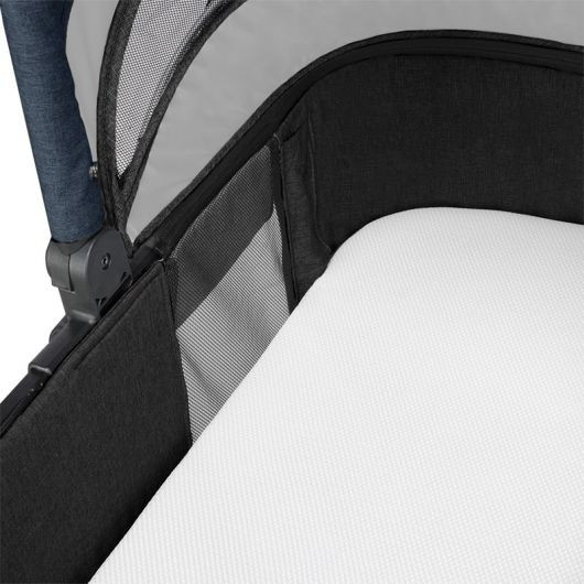 Poussette 3 en 1 Lionelo Amber - Nacelle Blue Navy - Coque Astrid Black Onyx