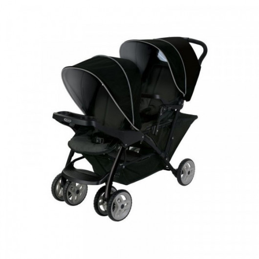 Poussette double Graco Stadium Duo black grey