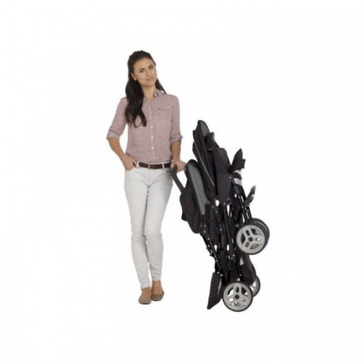 Poussette double Graco Stadium Duo black grey
