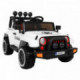 Voiture électrique 2 places 12V Jeep Mega Fulltime II Blanche - Pack Luxe