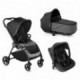Poussette 3 en 1 Be Cool Outback - Nacelle Crib - Coque One Be Solid Black 2022