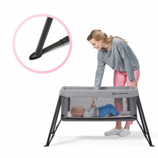 Lit 2 en 1 Kinderkraft Movi Rose