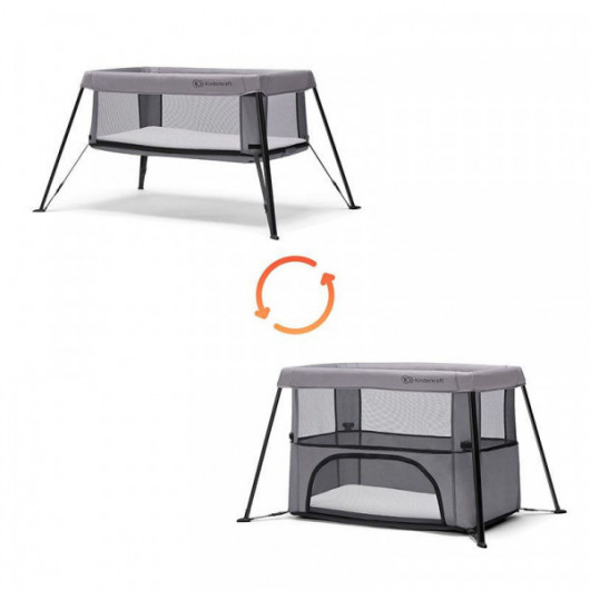 Lit 2 en 1 Kinderkraft Movi Gris
