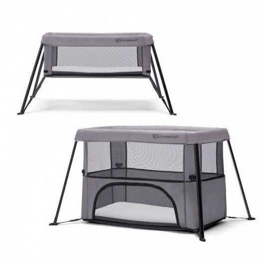 Lit 2 en 1 Kinderkraft Movi Gris