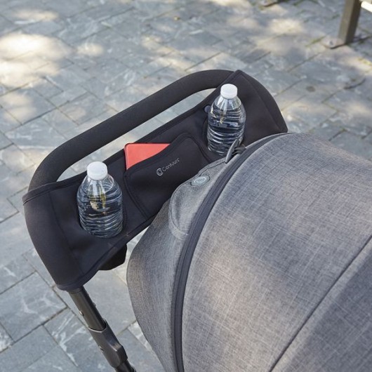 Porte biberon et téléphone Contours Noir