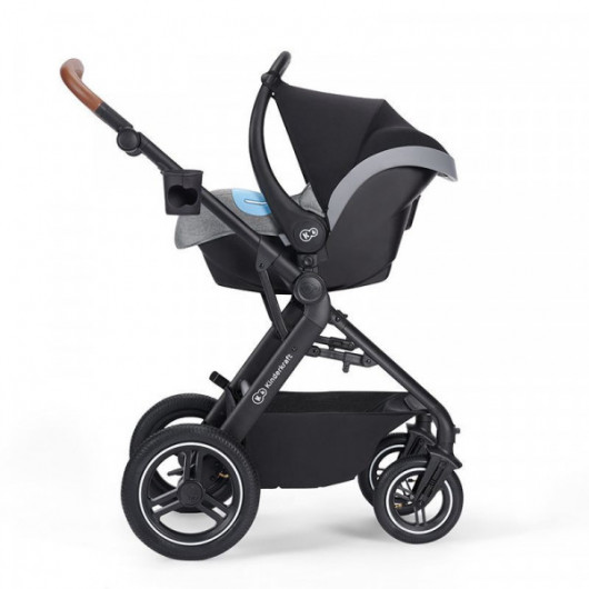 Poussette 3 en 1 Kinderkraft B-Tour Deep Black