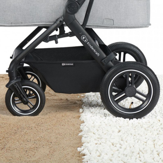 Poussette 3 en 1 Kinderkraft B-Tour Deep Black