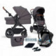 Poussette 3 en 1 Kinderkraft B-Tour Ash Grey