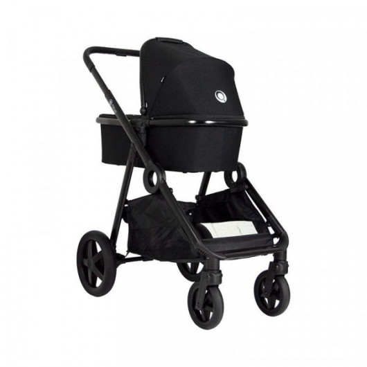 Nacelle Qtus DuetPro Plein Noir - Cadre noir