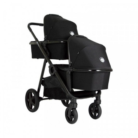 Nacelle Qtus DuetPro Plein Noir - Cadre noir