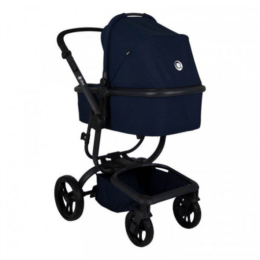 Nacelle Qtus Spider Bleu - cadre noir 2020