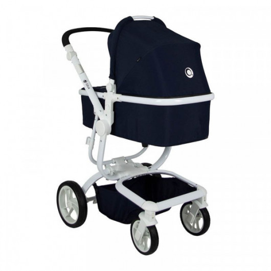 Nacelle Qtus Spider Bleu - cadre blanc 2020