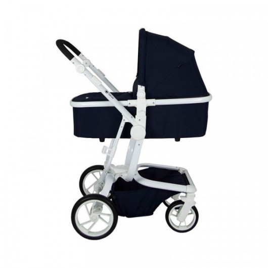 Nacelle Qtus Spider Bleu - cadre blanc 2020