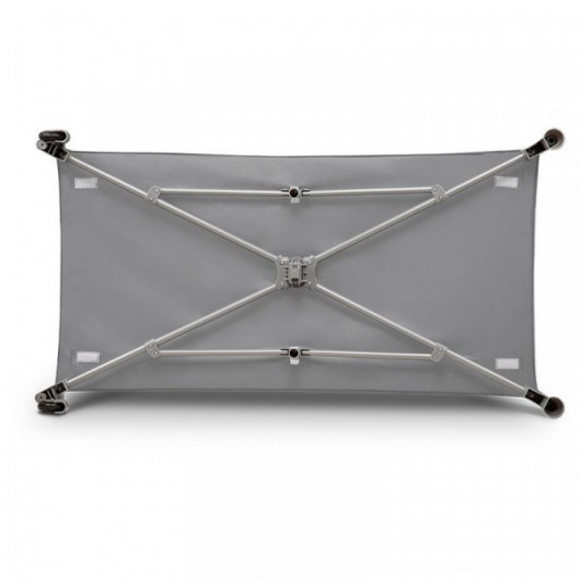 Lit de voyage 2 en 1 Lionelo Stefi Grey Concrete Multicolor