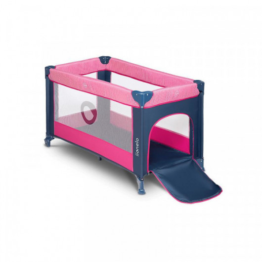 Lit de voyage 2 en 1 Lionelo Stefi Pink Rose