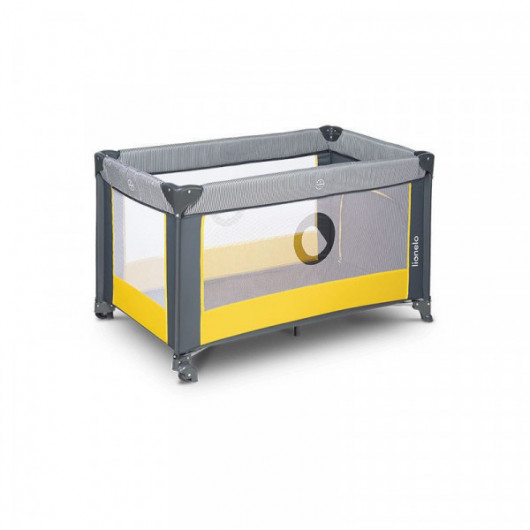 Lit de voyage 2 en 1 Lionelo Stefi Yellow Lemon