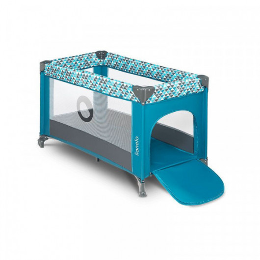 Lit de voyage 2 en 1 Lionelo Stefi Green Turquoise