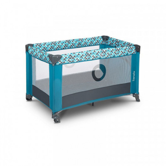 Lit de voyage 2 en 1 Lionelo Stefi Green Turquoise