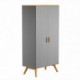 Armoire Vox Baby Nautis Grey/Oak