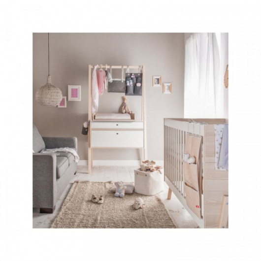 Commode et plan à langer Vox Spot Baby Acacia et Blanc