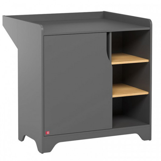 Commode avec plan à langer Vox Baby Leaf Graphite/Oak