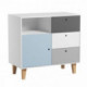 Commode Vox Baby Concept White/White/Graphite/Grey/Sky Blue