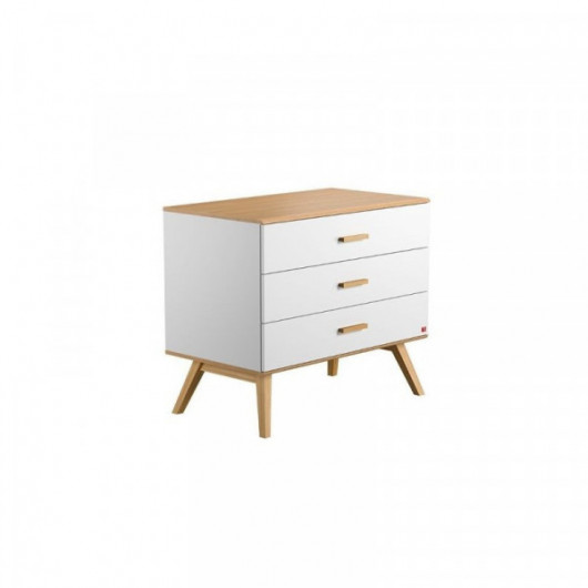 Commode et plan à langer Vox Baby Nautis White/Oak