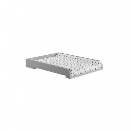 Commode Lounge Vox Baby Gris clair avec plan à langer