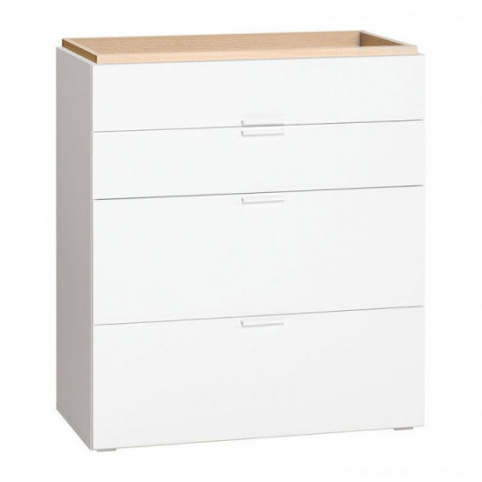 Commode Vox 4You Blanc et Chêne