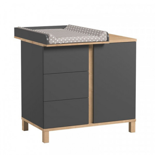 Commode et plan à langer Vox Baby Altitude Graphite/Oak