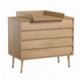 Commode Vox Baby Bosque Oak avec plan à langer