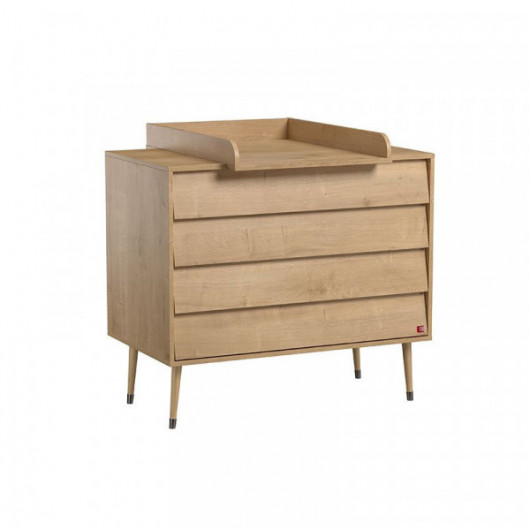 Commode Vox Baby Bosque Oak avec plan à langer