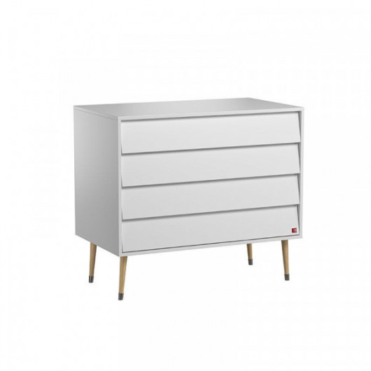 Commode Vox Baby Bosque White avec plan à langer